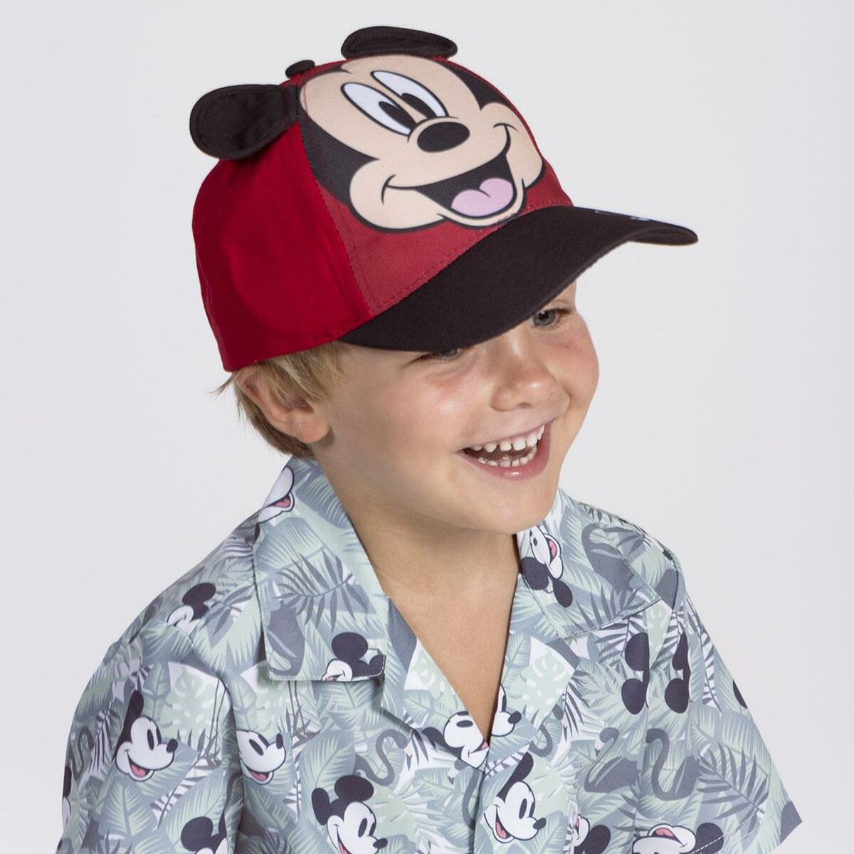 Børnekasket Mickey Mouse Rød